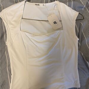Elodie Cream Sleeveless Blouse